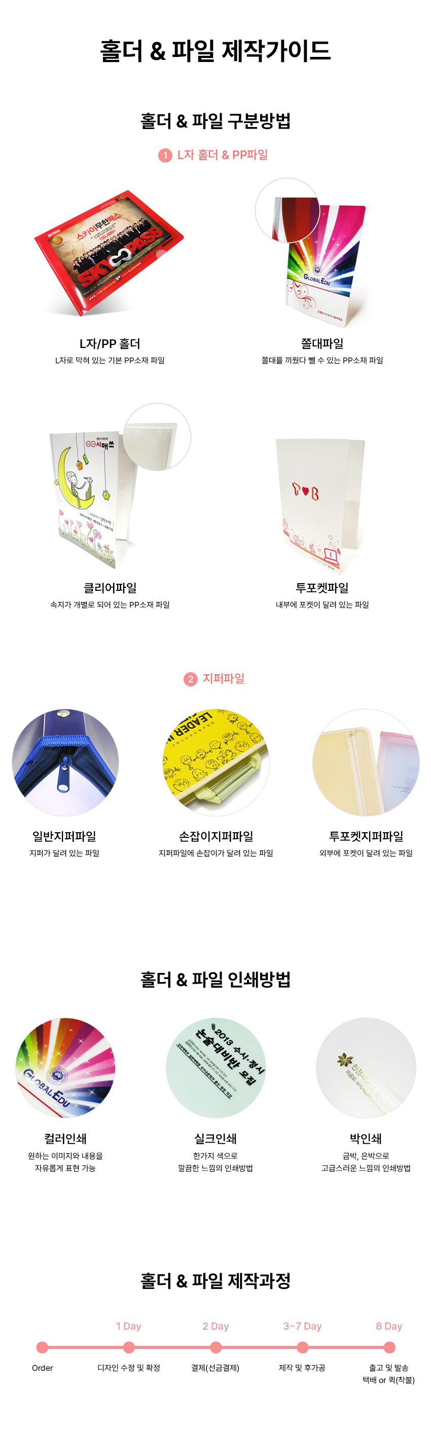 PP파일/L홀더 상품가이드