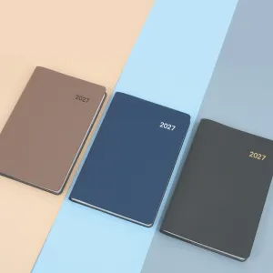 2027년 내츄럴(끼움식) 양장 다이어리 (변25절/32절) | 양장형다이어리 제작