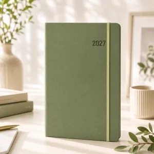 32절/별절/25절 라이트그린 양장 다이어리 | 양장형다이어리 제작